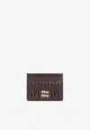 Miu Miu Lamb Leather Quilted Cardholder