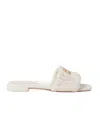 Miu Miu Logo Detailed Slip In White