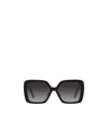 Miu Miu Grey Gradient Square Ladies Sunglasses Mu 10ys 1ab5d1 56 In Black
