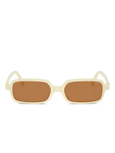 MIU MIU LOGO-LETTERING SUNGLASSES