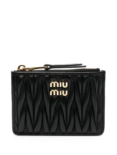 Miu Miu Logo Lettering Wallet