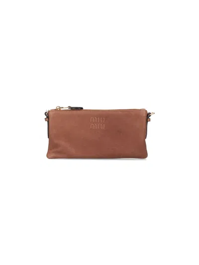 Miu Miu Logo Mini Pouch