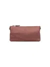Miu Miu Logo Mini Pouch In Brown