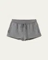 Miu Miu Wool And Cashmere Shorts In Grigio