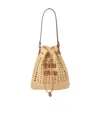 Miu Miu Contenitori Crochet Rete In Nude
