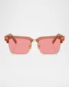 Miu Miu 0mu 10zs Sunglasses In Pink