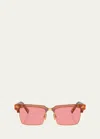Miu Miu 0mu 10zs Sunglasses In Pink