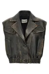 Miu Miu Women Logo Nappa Vest