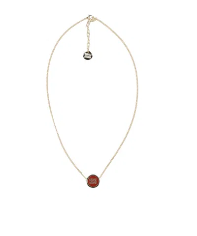 Miu Miu Logo Necklace