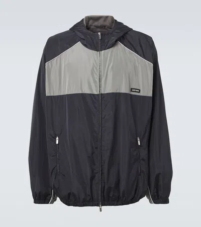 Miu Miu Oversize-trainingsjacke In Blau