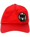 Miu Miu Logo Patch Baseball Cap (authentic Pre-loved) In Red
