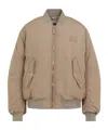 Miu Miu Clay Brown Jacket In Nude