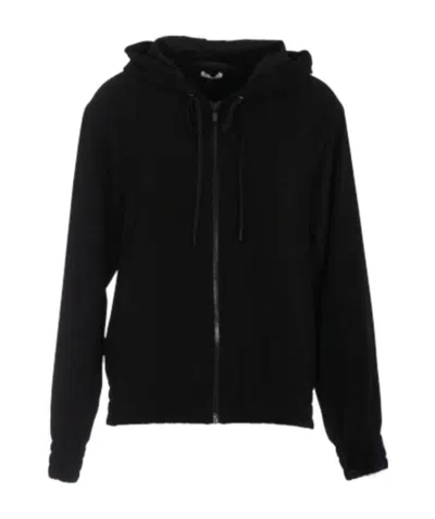 Miu Miu Logo-patch Cotton Hoodie