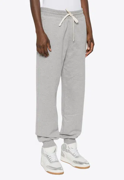 MIU MIU LOGO-PATCH DRAWSTRING TRACK PANTS