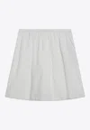 Miu Miu White Poplin Mini Skirt Women In White