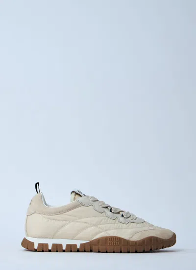 Miu Miu Logo Patch Sneakers