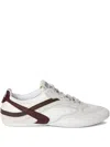 Miu Miu Technical Fabric And Suede Sneakers In White
