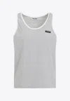 Miu Miu Tank Top In White