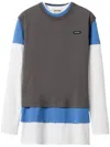 Miu Miu Cotton Layering T-shirts (pack Of 3) In Grey