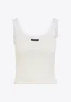 Miu Miu Logo-patch Tank Top
