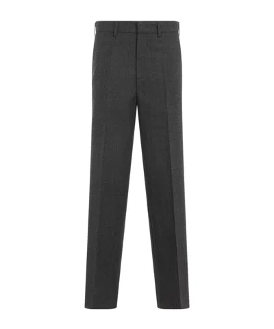MIU MIU LOGO-PATCH TROUSERS