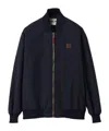 Miu Miu Bomberjacke Mit Logo-patches In Black