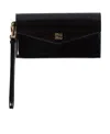 Miu Miu Logo-plaque Leather Wallet In Black