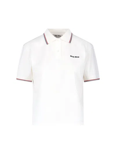 Miu Miu Logo Polo Shirt