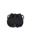 Miu Miu Logo Pouch In Black