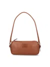 Miu Miu Logo Pouch In Brown