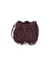 Miu Miu Logo Pouch In Red