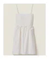 Miu Miu Logo-print Dress In White