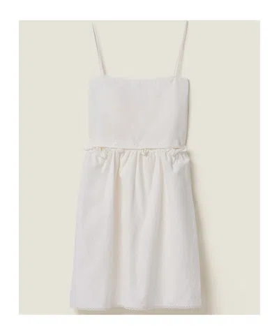 MIU MIU MIU MIU LOGO-PATCH SLEEVELESS DRESS