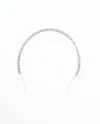 Miu Miu Logo Rhinestone Headband