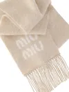 MIU MIU LOGO SCARF