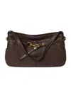 Miu Miu Logo Shoulder Bag In Black