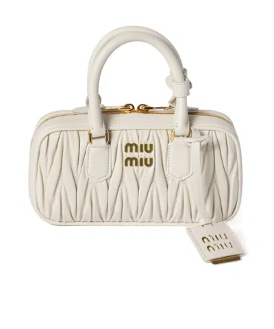 MIU MIU ARCADIE MATELASSÉ NAPPA LEATHER MINI-BAG