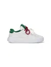 Miu Miu Logo Sneakers In White