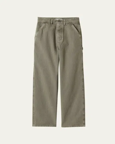 Miu Miu Logo Straight Leg Pants