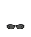 Miu Miu 0mu 11ws Miu Glimpse 1ab5s0 Nero Sunglasses In Black