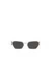 Miu Miu Logo Sunglasses In Black