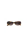 Miu Miu Logo Sunglasses In Black