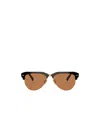 Miu Miu Eyewear Aviator Sunglasses In Brown