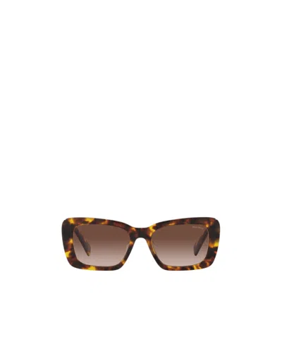 Miu Miu Womens Brown Mu 07ys Glimpse Acetate Sunglasses In Multi