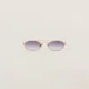Miu Miu Logo Sunglasses In Gradient Iris Lenses