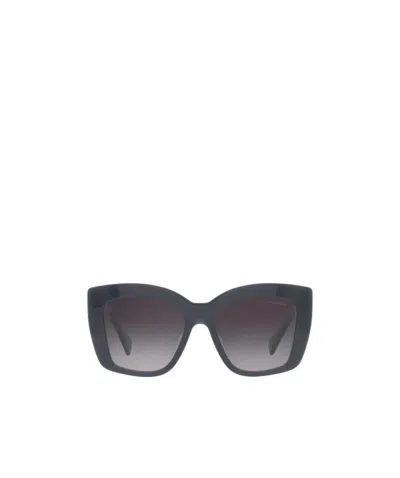 Miu Miu Logo Sunglasses In Gray