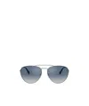 Miu Miu Logo Sunglasses In Gray