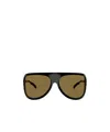Miu Miu Runway Oversized Aviator Sunglasses In Green