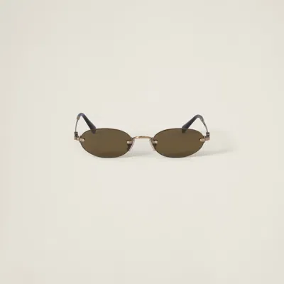 MIU MIU MIU MIU LOGO SUNGLASSES