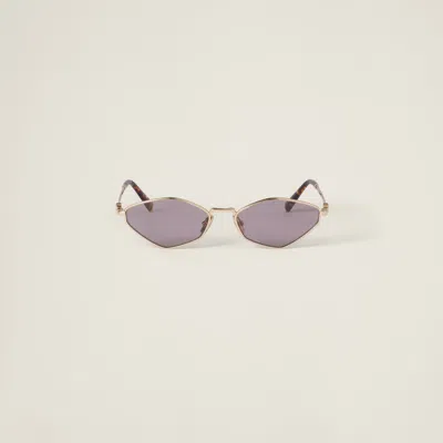 Miu Miu Miu Regard Sunglasses In Mauve Lenses